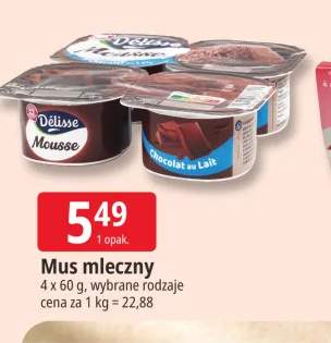 Mus mleczny Délisse
