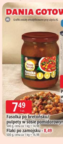 Pulpety w sosie pomidorowym Nasze Specjały +2 warianty
