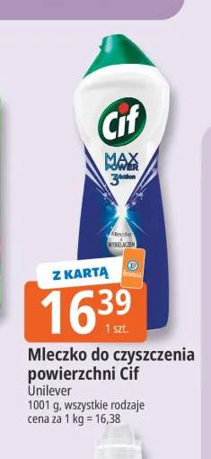 Mleczko do czyszczenia powierzchni Cif