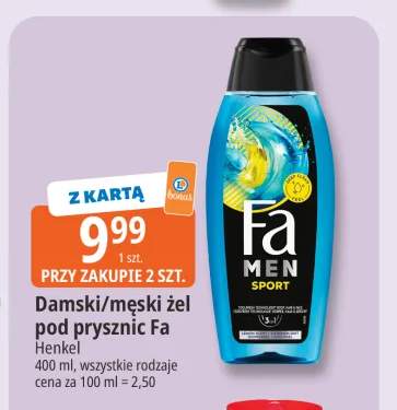 Damski żel pod prysznic Fa +1 wariant