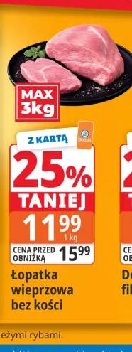 Łopatka wieprzowa bez kości