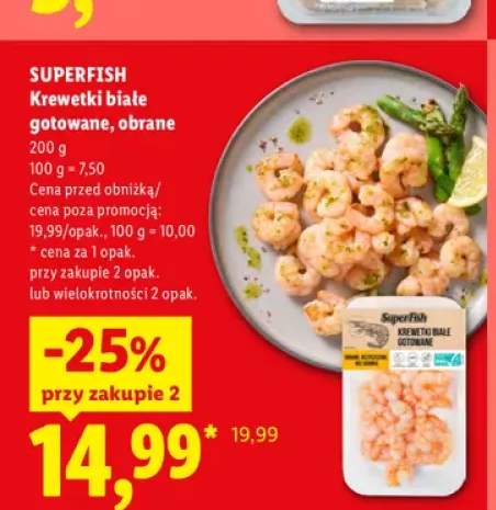 krewetki gotowane