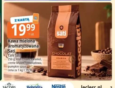 Kawa mielona aromatyzowana Sati irish cream +4 warianty