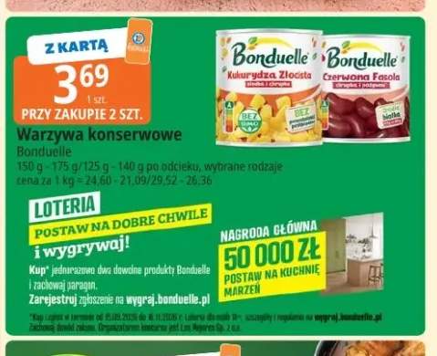 Warzywa konserwowe kukurydza złocista Bonduelle +1 wariant