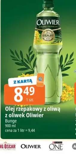 Olej rzepakowy z oliwą z oliwek Oliwier