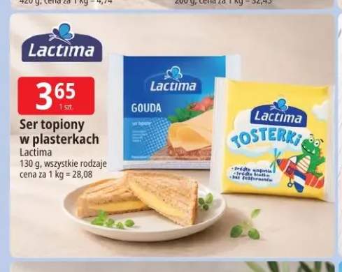 Ser topiony w plasterkach Lactima