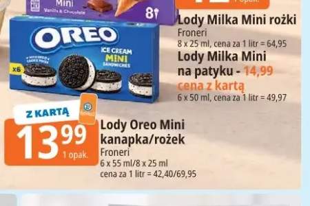 Lody Oreo Mini kanapka 6-pak +1 wariant