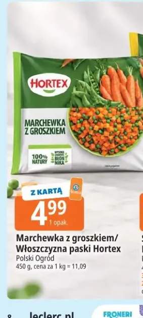 Marchewka z groszkiem Hortex +1 wariant