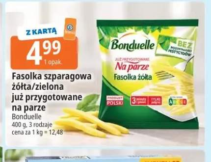 Fasolka szparagowa żółta już przygotowane na parze Bonduelle +1 wariant