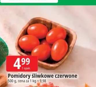 Pomidory śliwkowe czerwone