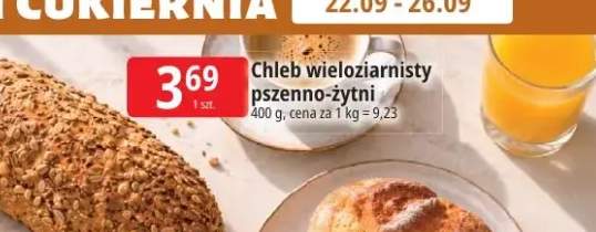 Chleb wieloziarnisty pszenno-żytni