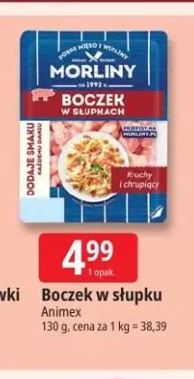 Boczek w słupku Morliny