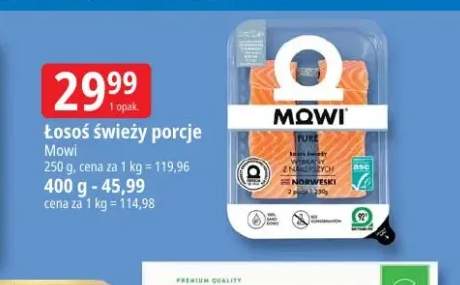 Łosoś świeży porcje Mowi 250 g +1 wariant