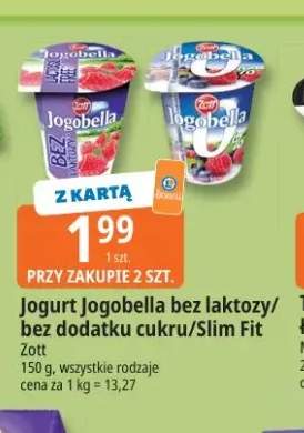 Jogurt Jogobella bez laktozy Zott +2 warianty