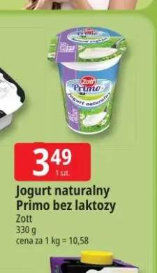 Jogurt naturalny Primo bez laktozy Zott