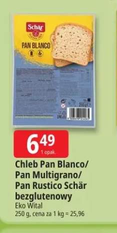 Chleb Pan Blanco bezglutenowy Schär +2 warianty