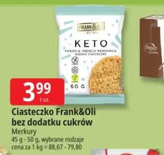Ciasteczko Frank & Oli bez dodatku cukrów