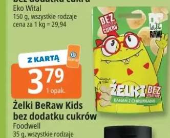 Żelki BeRaw Kids bez dodatku cukrów