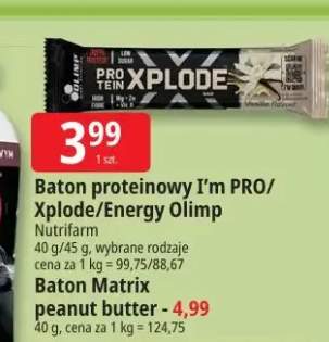 Baton proteinowy I'm PRO Olimp +3 warianty