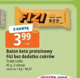 Baton keto proteinowy Fizi bez dodatku cukrów