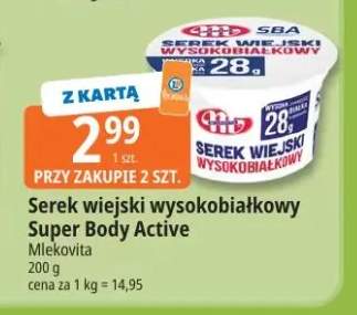 Serek wiejski wysokobiałkowy Super Body Active Mlekovita