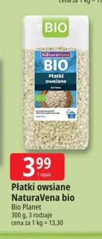 Płatki owsiane NaturaVena bio