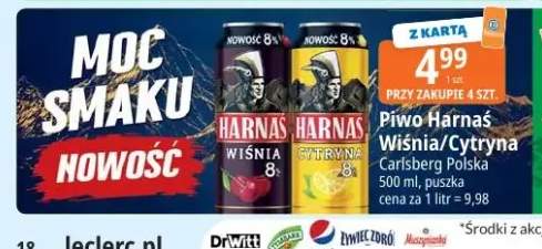 Piwo Harnaś Cytryna +1 wariant