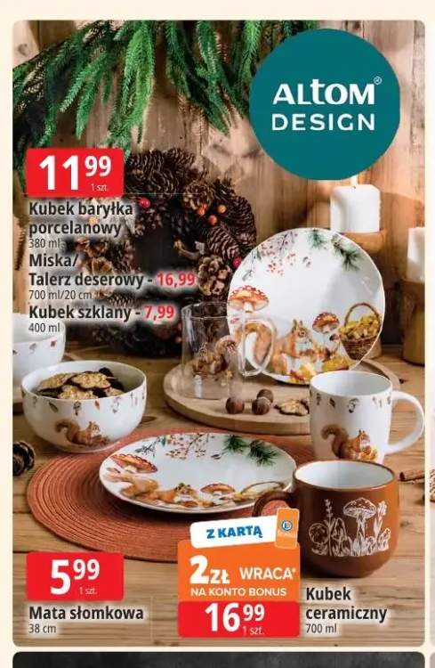 Kubek baryłka porcelanowy 380 ml Altom Design +5 wariantów