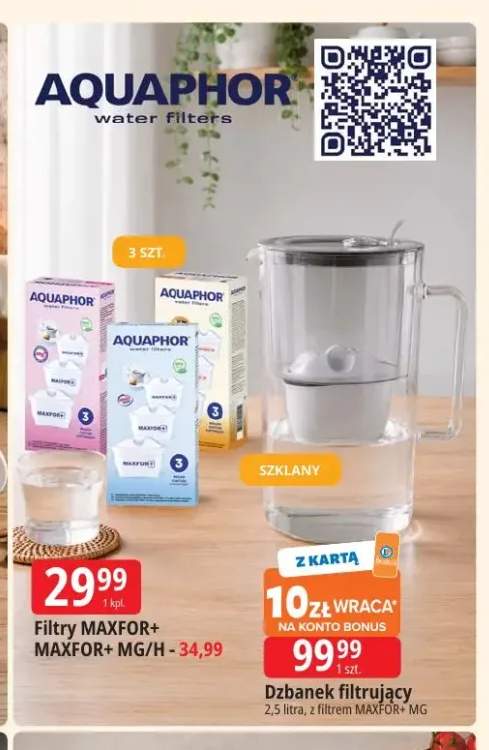 Filtry Maxfor+ Aquaphor 3-pak +2 warianty