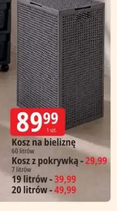 Kosz na bieliznę 60 l Curver +3 warianty