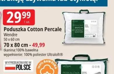 Poduszka Cotton Percale Wendre 50x60 cm +1 wariant