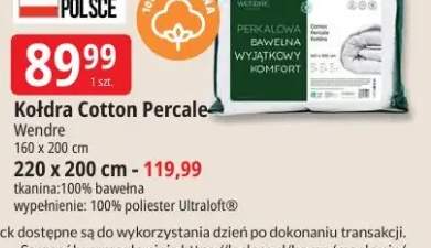 Kołdra Cotton Percale Wendre 160x200 cm +1 wariant