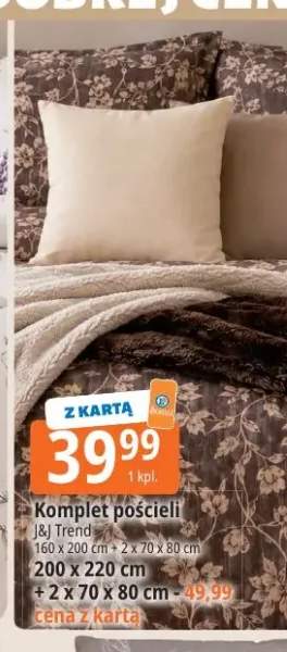 Komplet pościeli J & J Trend 160x200 cm + 2x70x80 +1 wariant