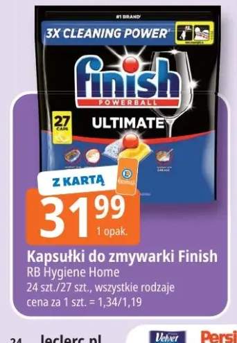 Kapsułki do zmywarki Finish