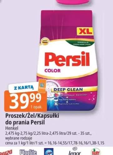 Proszek/Żel/Kapsułki do prania Persil