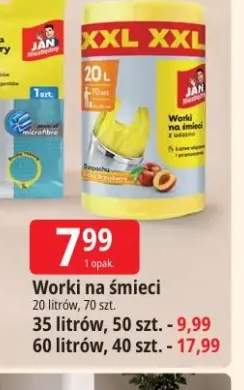 Worki na śmieci 20 l Jan Niezbędny +2 warianty