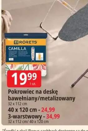 Pokrowiec na deskę bawełniany 32x112 cm Rörets +5 wariantów