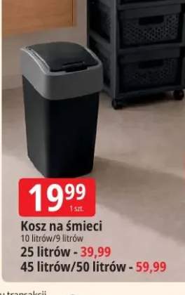 Kosz na śmieci 10 l Curver +4 warianty