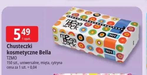 Chusteczki kosmetyczne mięta Bella +2 warianty