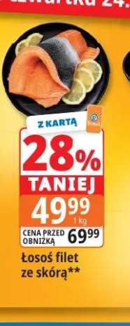 Łosoś filet ze skórą
