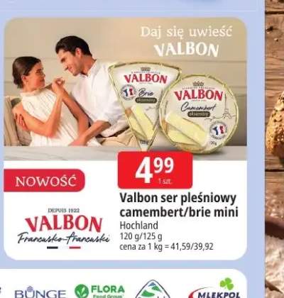 Valbon ser pleśniowy camembert mini +1 wariant