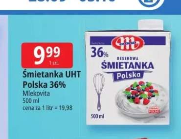 Śmietanka UHT Polska Mlekovita 36%