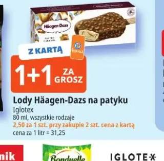 Lody Häagen-Dazs na patyku
