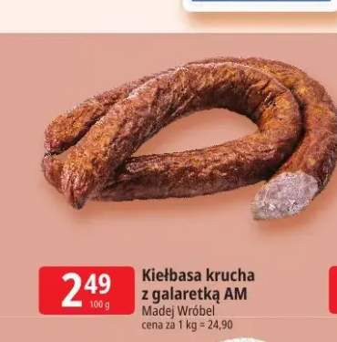 Kiełbasa krucha z galaretką AM Madej Wróbel