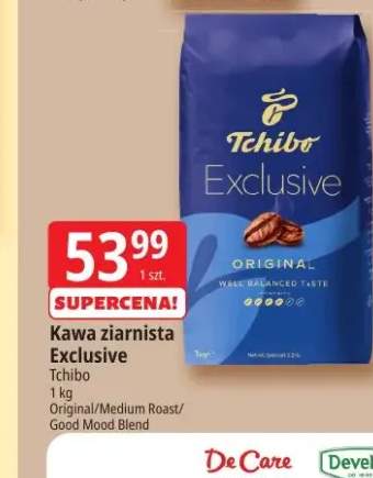 Kawa ziarnista Exclusive Tchibo Original +2 warianty