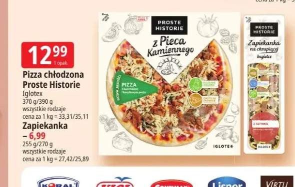 Pizza chłodzona Proste Historie +1 wariant