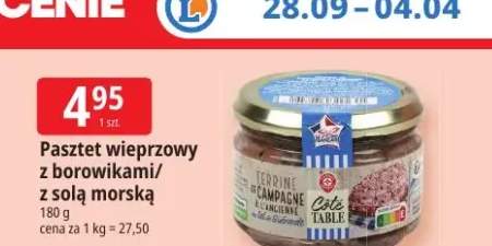 Pasztet wieprzowy z borowikami Côté Table +1 wariant