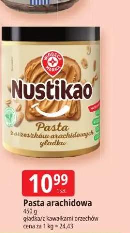 Pasta arachidowa gładka Nustikao +1 wariant