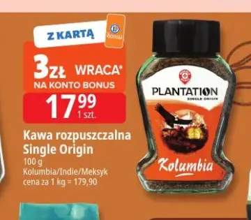 Kawa rozpuszczalna Single Origin Kolumbia Plantation +2 warianty