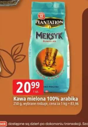 Kawa mielona 100% arabika Plantation